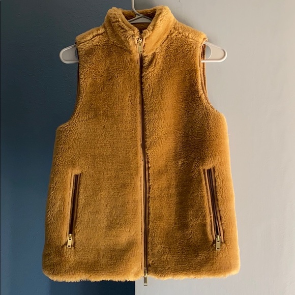 J. Crew faux fur vest! - Picture 3 of 12